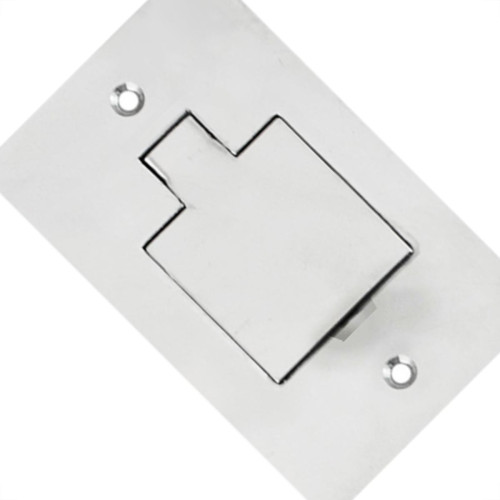Placa Piso Inox 4X2 Unha 1 Telebras Pi42Tb