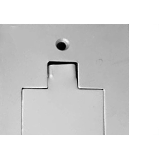 Placa Piso Inox 4X2 Para 2 Rj Pi42Rj