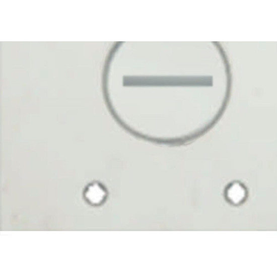 Placa Piso Inox 4X4 Para 1 Rosca Pi44Ro