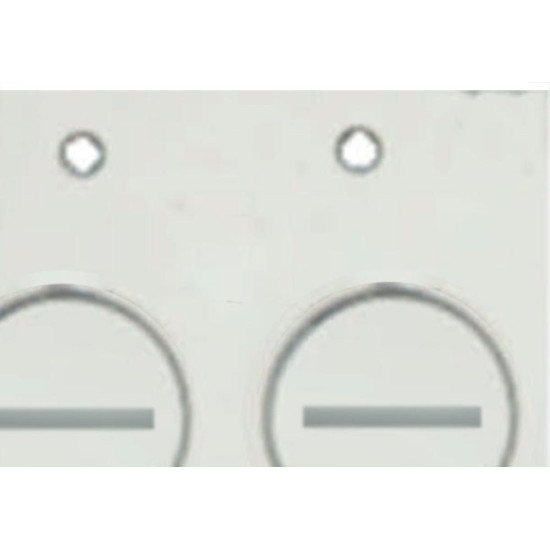 Placa Piso Inox 4X4 Para 2 Rosca Pi442Ro