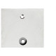 Placa Piso Inox 4X2 Com Furo Pi42F