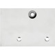 Placa Piso Inox 4X4 Com Furo Pi44F