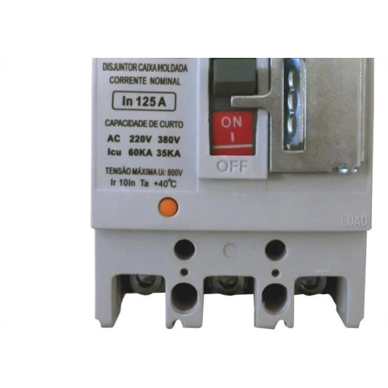 Disjuntor Caixa Moldada Jng Tripolar 70A Djm1-100L 53045