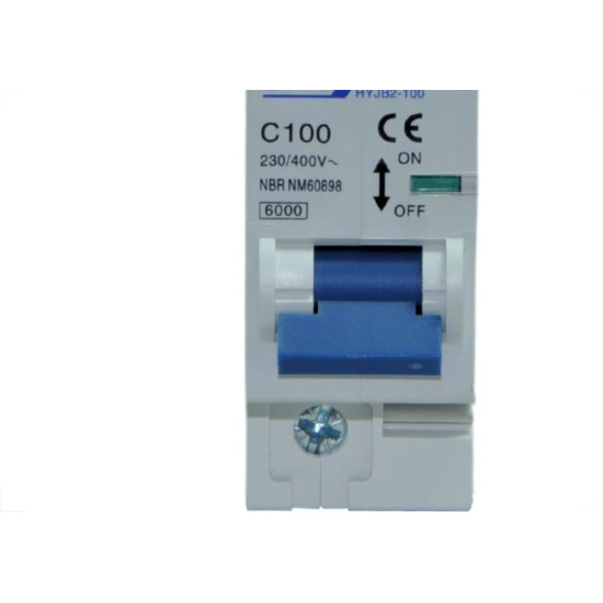 Disjuntor Jng Din Jcb-100 Bipolar 125A C 51313