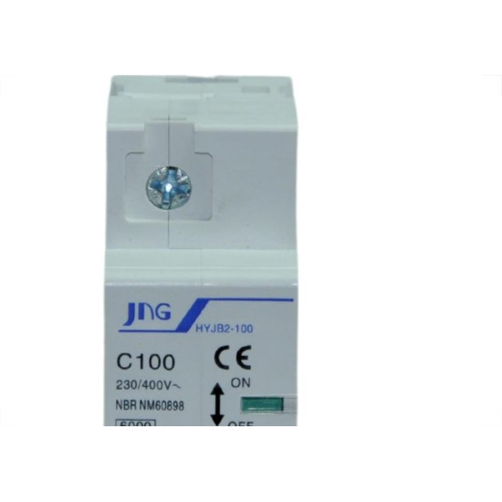 Disjuntor Jng Din Jcb-100 Bipolar 125A C 51313