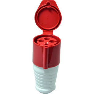 Acoplamento Jng 380V 3 Polos+Terre 32A Vermelho 224 52877
