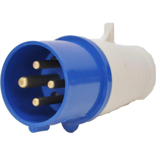 Pino 3 Polos+Terra Jng 220V 32A Azul 52853 Pino 3 Polos+Terra Jng 220V 32A Azul 52853