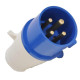 Pino 3 Polos+Terra Jng 220V 32A Azul 52853 Pino 3 Polos+Terra Jng 220V 32A Azul 52853