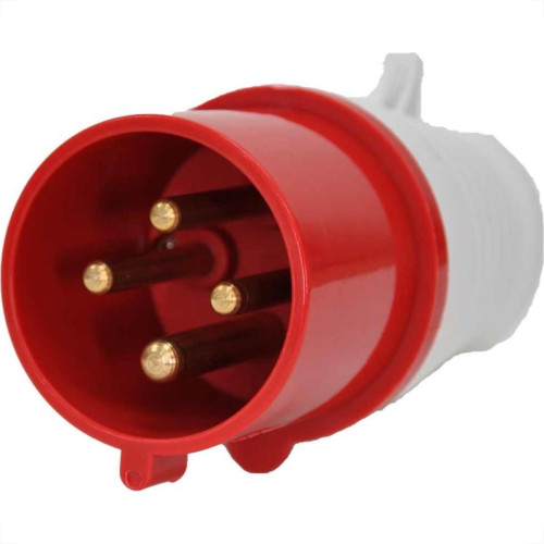 Pino 3 Polos+Terra Jng 380V 16A Verm 52851 Pino 3 Polos+Terra Jng 380V 16A Verm 52851
