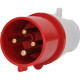 Pino 3 Polos+Terra Jng 380V 16A Verm 52851 Pino 3 Polos+Terra Jng 380V 16A Verm 52851