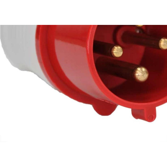 Pino 3 Polos+Terra Jng 380V 16A Verm 52851 Pino 3 Polos+Terra Jng 380V 16A Verm 52851