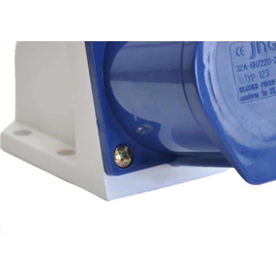 Tomada Externa Jng 2 Polos +Terra 32A 220V Azul 52862 Tomada Externa Jng 2 Polos +Terra 32A 220V Azul 52862