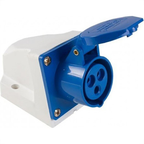 Tomada Externa Jng 2 Polos +Terra 63A 220V Azul 52864 Tomada Externa Jng 2 Polos +Terra 63A 220V Azul 52864