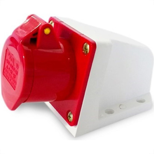 Tomada Externa Jng 2 Polos +Terra 16A 380V Vermelha 53575 Tomada Externa Jng 2 Polos +Terra 16A 380V Vermelha 53575