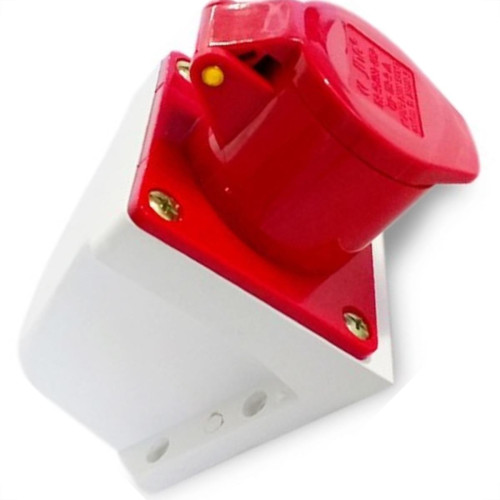 Tomada Externa Jng 2 Polos +Terra 16A 380V Vermelha 53575 Tomada Externa Jng 2 Polos +Terra 16A 380V Vermelha 53575