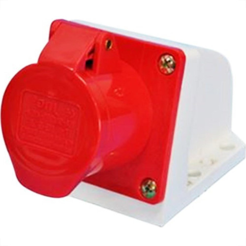 Tomada Externa Jng 2 Polos +Terra 32A 380V Vermelha 53604 Tomada Externa Jng 2 Polos +Terra 32A 380V Vermelha 53604