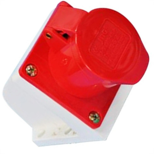 Tomada Externa Jng 2 Polos +Terra 32A 380V Vermelha 53604 Tomada Externa Jng 2 Polos +Terra 32A 380V Vermelha 53604