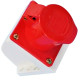 Tomada Externa Jng 2 Polos +Terra 32A 380V Vermelha 53604 Tomada Externa Jng 2 Polos +Terra 32A 380V Vermelha 53604