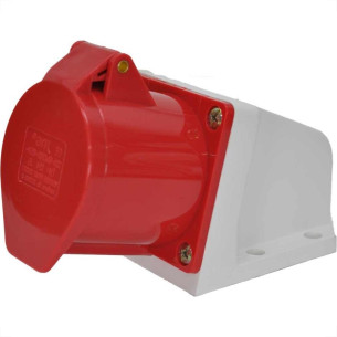 Tomada 3 Polos +Terra Jng 380V 32A Vermelha 52867 Tomada 3 Polos +Terra Jng 380V 32A Vermelha 52867