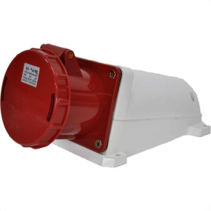 Tomada 3 Polos +Terra Jng 380V 63A Vermelha 52868 Tomada 3 Polos +Terra Jng 380V 63A Vermelha 52868