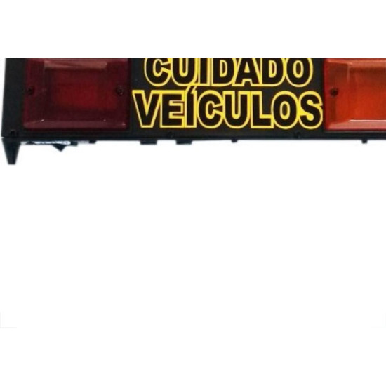 Sinalizador Garagem Techna Plastico Preto Led C/Bip Si-004 Sinalizador Garagem Techna Plastico Preto Led C/Bip Si-004