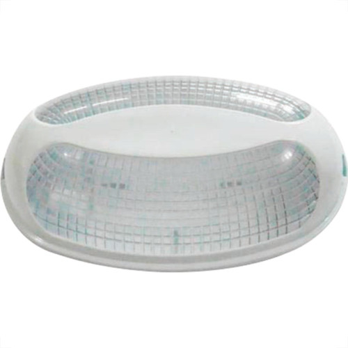 Luminaria Pvc Tartaruga Pavilonis Oval Branca 84001