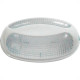 Luminaria Pvc Tartaruga Pavilonis Oval Branca 84001