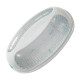 Luminaria Pvc Tartaruga Pavilonis Oval Branca 84001
