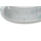 Luminaria Pvc Tartaruga Pavilonis Oval Branca 84001