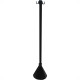 Pedestal Pvc 90Cm Prosafety Preto Wps1933 Pedestal Pvc 90Cm Prosafety Preto Wps1933