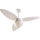 Ventilador Teto Ventisol Aires Branco Com Lustre 220V 130W 383 Ventilador Teto Ventisol Aires Branco Com Lustre 220V 130W 383