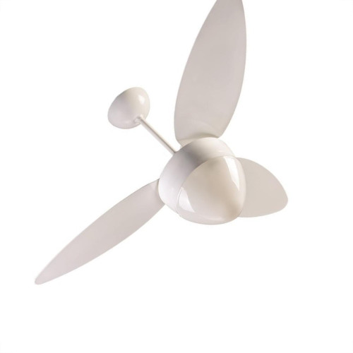 Ventilador Teto Ventisol Aires Branco Com Lustre 220V 130W 383 Ventilador Teto Ventisol Aires Branco Com Lustre 220V 130W 383