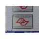 Placa Sinalizacao Aluminio 07X10 ''Proibido Fumar'' 2 Pecas 100Dj Placa Sinalizacao Aluminio 07X10 ''Proibido Fumar'' 2 Pecas 100Dj