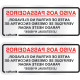 Placa Sinalizacao Aluminio 15X06 ''Aviso Elevador'' 2 Pecas 120Bk Placa Sinalizacao Aluminio 15X06 ''Aviso Elevador'' 2 Pecas 120Bk