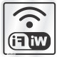 Placa Sinalizacao Aluminio 15X15 ''Internet Wi-Fi'' 120Bc Placa Sinalizacao Aluminio 15X15 ''Internet Wi-Fi'' 120Bc