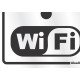 Placa Sinalizacao Aluminio 15X15 ''Internet Wi-Fi'' 120Bc Placa Sinalizacao Aluminio 15X15 ''Internet Wi-Fi'' 120Bc