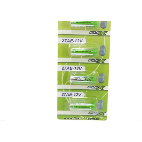 Pilha Flexgold Bateria 12V Mn27 Alcalina 5 Pecas Fx-27A-12V