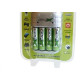 Carregador Para Pilhas 4Aa/Aaa Ou 2 Bateria 9V Flex Com 4Aa Fx-C03/4P Carregador Para Pilhas 4Aa/Aaa Ou 2 Bateria 9V Flex Com 4Aa Fx-C03/4P