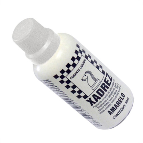 Corante Xadrez Branco 50Ml Para Tinta - Kit C/12