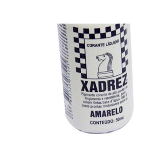 Corante Xadrez Branco 50Ml Para Tinta - Kit C/12