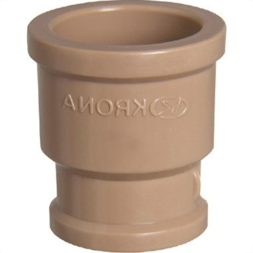Luva Marrom Krona Liso Liso Reducao 60Mm X50Mm 587 - Kit C/10 Luva Marrom Krona Liso Liso Reducao 60Mm X50Mm 587 - Kit C/10