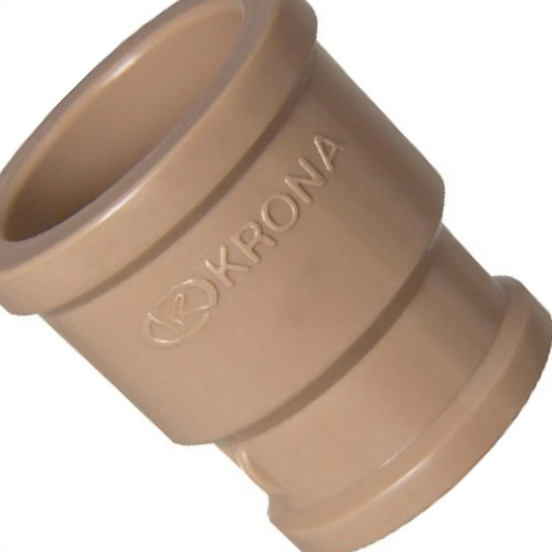 Luva Marrom Krona Liso Liso Reducao 75Mm X60Mm 588 - Kit C/8 Luva Marrom Krona Liso Liso Reducao 75Mm X60Mm 588 - Kit C/8