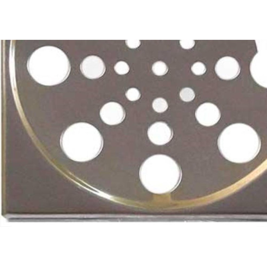 Grelha Inox Clarinox Quadrada 10Cm Fixa 5131