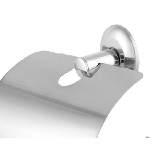Acessorio Wc Imperatriz Inox Papeleira Com Tampa 10543