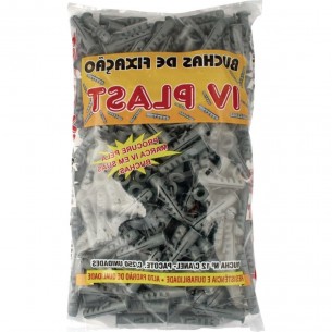 Bucha Fixacao Ivplast Com Anel 12 Saco 250 Pecas