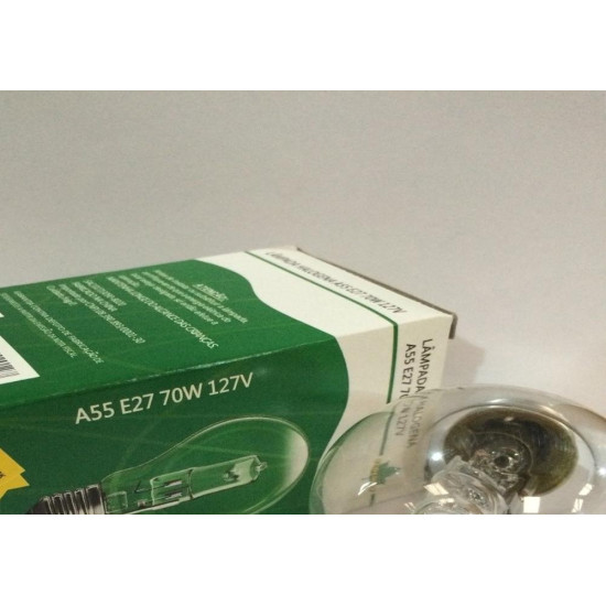 Lampada Halogena Bulbo Ecolume 70W X 127V E27 248 Lampada Halogena Bulbo Ecolume 70W X 127V E27 248