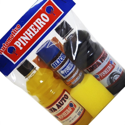 Kit Automotivo Limpeza Pinheiro Com 6 Pecas 28 Kit Automotivo Limpeza Pinheiro Com 6 Pecas 28