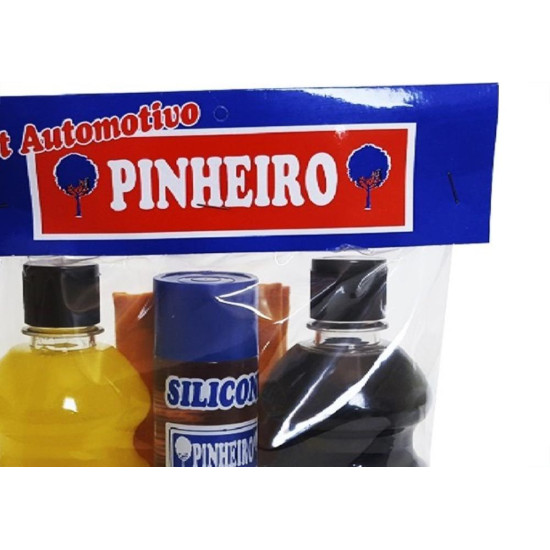 Kit Automotivo Limpeza Pinheiro Com 6 Pecas 28 Kit Automotivo Limpeza Pinheiro Com 6 Pecas 28