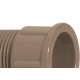 Adaptador Marrom Amanco Curto Liso Rosca 40X1.1/4 10233/11510 - Kit C/10 