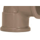 Cotovelo Marrom Amanco Liso/Liso 90''X 40Mm 11673 - Kit C/10 Cotovelo Marrom Amanco Liso/Liso 90''X 40Mm 11673 - Kit C/10